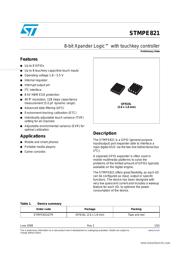 STMPE821 datasheet.datasheet_page 1