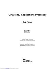 OMAP5912ZDY datasheet.datasheet_page 1