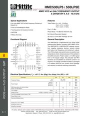 HMC530LP5E 数据规格书 4