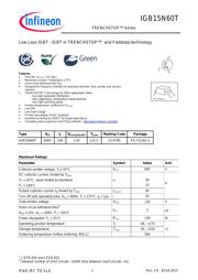 IGB15N60TATMA1 数据规格书 1