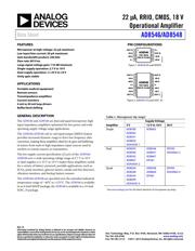 AD8506 datasheet.datasheet_page 1