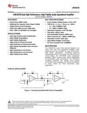 LME49720MAX/NOPB 数据规格书 1