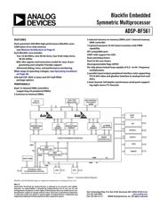 ADSP-BF561SKBCZ600 数据规格书 1