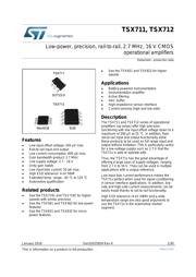 TSX712IYDT datasheet.datasheet_page 1