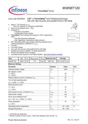 IKW08T120 datasheet.datasheet_page 1