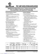 PIC18F2550 datasheet.datasheet_page 1