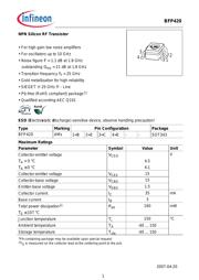 BFP420E6327XT datasheet.datasheet_page 2