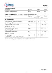 BFP420E6327XT datasheet.datasheet_page 3