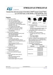 STM32L051K6T6TR datasheet.datasheet_page 1