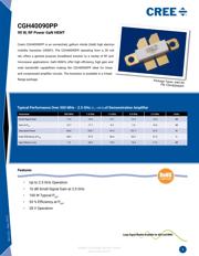 CGH40090PP datasheet.datasheet_page 1