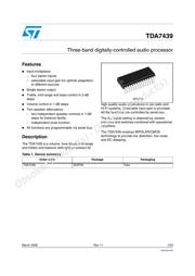 TDA7439 datasheet.datasheet_page 1