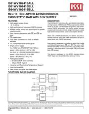 IS61WV102416BLL-10ML 数据规格书 1