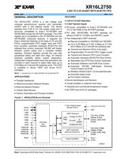 XR16L2750CM-0B-EB 数据规格书 1