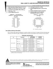 SN74HC153PWG4 datasheet.datasheet_page 1