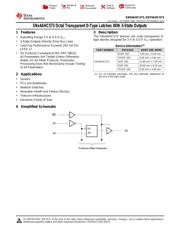 SN74AHC573DWR datasheet.datasheet_page 1