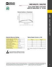 HMC490LP5E 数据规格书 4