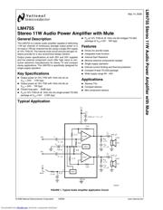 LM4755TS 数据手册
