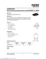 ZXMN6A09K 数据规格书 1