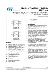 TSV6391 datasheet.datasheet_page 1