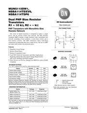 NSBA114TDXV6T5G 数据规格书 1