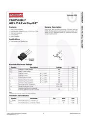 FGH75N60UFTU datasheet.datasheet_page 1