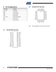 AT28HC64BF-12SU-T 数据规格书 2