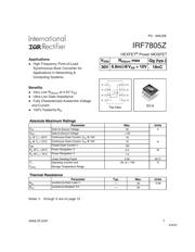 IRF7805Z datasheet.datasheet_page 1