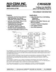 CMX602BP3 datasheet.datasheet_page 1