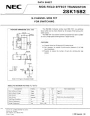 2SK1582 datasheet.datasheet_page 1