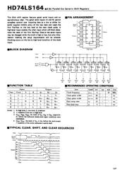 HD74LS164P datasheet.datasheet_page 1