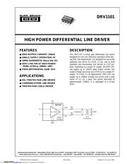 DRV1101U Datenblatt PDF