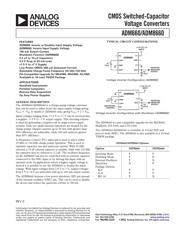 ADM660ARZ-REEL7 Datenblatt PDF