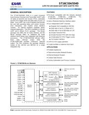 ST16C554DCQ64-F 数据手册