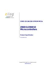 Z86E6316VSC datasheet.datasheet_page 1