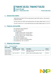 74AHC1G32GW,125 Datenblatt PDF