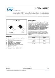 STPSC20065GY-TR 数据规格书 1