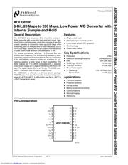 ADC08200CIMTX/NOPB datasheet.datasheet_page 1