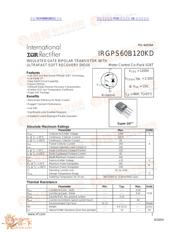 IRGPS60B120KD 数据规格书 1