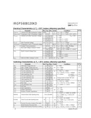 IRGPS60B120KD 数据规格书 2