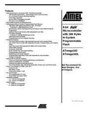 ATMEGA163L-4AI datasheet.datasheet_page 1