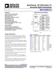 AD5123BCPZ100-RL7 数据规格书 1