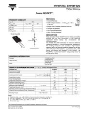 IRFIBF30GPBF 数据规格书 1