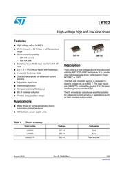 L6392 datasheet.datasheet_page 1