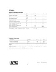 FCX605TA-79 datasheet.datasheet_page 2