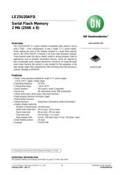 LE25U20AFD 数据规格书 1