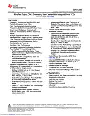 CDCE62005RGZR datasheet.datasheet_page 1