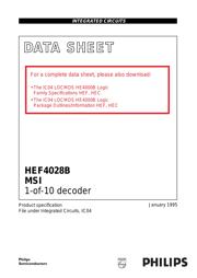 HEF4028BP datasheet.datasheet_page 1