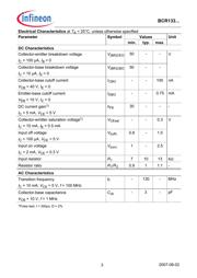 BCR133SH6327XT datasheet.datasheet_page 3