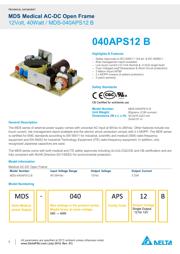 MDS-040APS12 BA 数据规格书 1