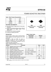 STPS130A 数据规格书 1